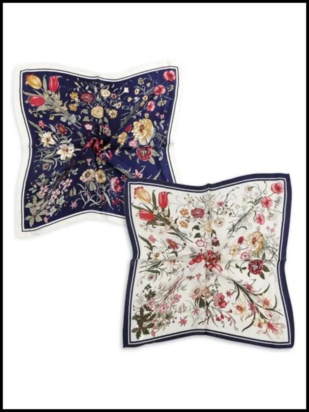 Satin Silk Head Scarf Neckerchief, Women Hair Bandana Thin Soft Scarfs for